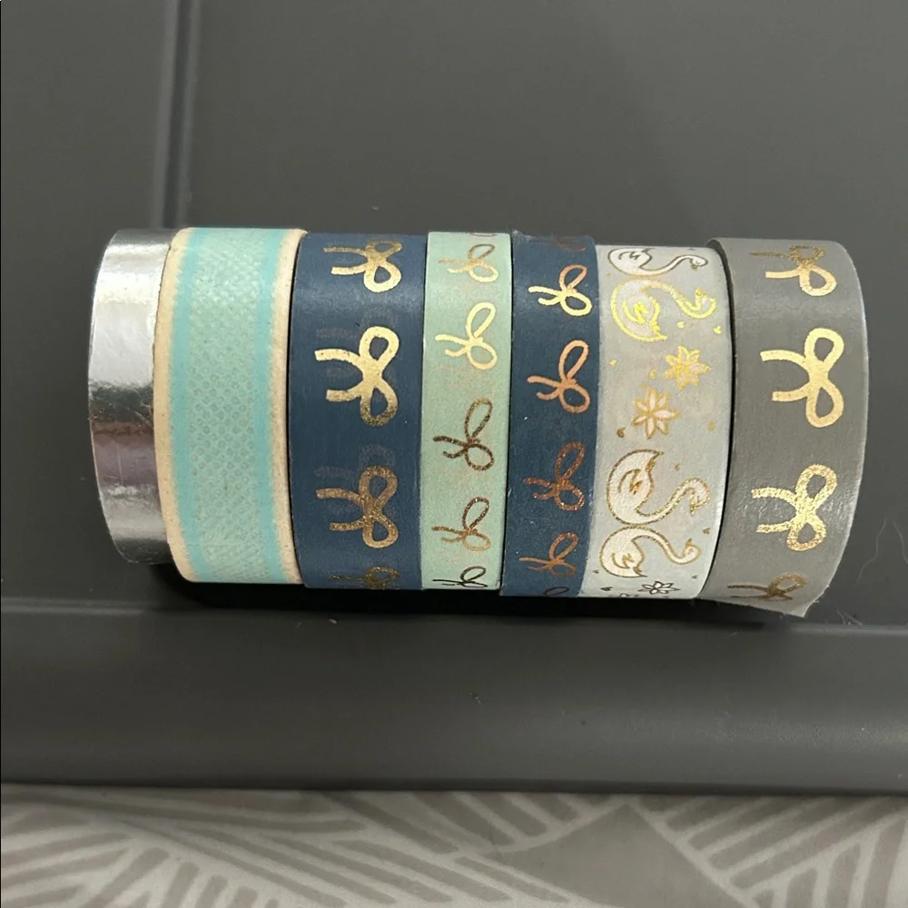 Elegant Multicolor Washi Tape Set